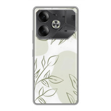 Чехол цветочный дизайн для Tecno Pova 6