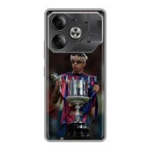 Чохол з футболістом Ламін Ямаль Tecno Pova 6 (Ямал з кубком)