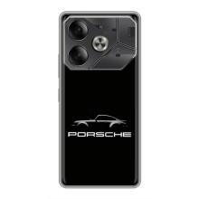 Чехол с авто Порше для Tecno Pova 6