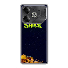 Чехол с мультфильмом Шрек на Tecno Pova 6 – Шрек лого