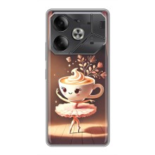 Чехол с мемом Тралалело тралала на Tecno Pova 6 (Балерина капучина)