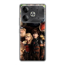 Чохол як приборкати дракона на Tecno Pova 6 (Персонажі дракона)