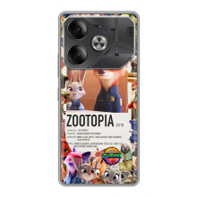 Чохол Зоотрополіс на Tecno Pova 6 – Колаж Зоо