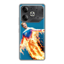 Чохол з принтом Фантастична четвірка для Tecno Pova 6 – Людина-факел