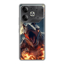 Чохол з картинкою 'Хижаки' для Tecno Pova 6 – Динозавр