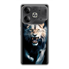 Чохол з картинкою 'Хижаки' для Tecno Pova 6 – Лев