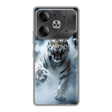 Чохол з картинкою 'Хижаки' для Tecno Pova 6 – Тигр