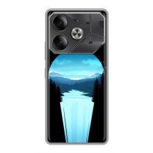 Літній Чохол на Tecno Pova 6 – Синій Водоспад