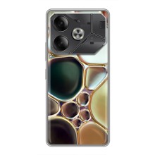 Мраморный чехол на Tecno Pova 6 (VPrint) (Радужный Мрамор)