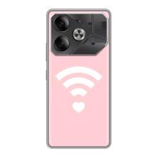 Силиконовые Чехлы Любимому человеку для Tecno Pova 6 – WiFi Love