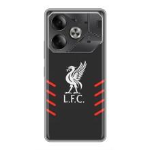 Силиконовые Чехлы принт Футбол на Tecno Pova 6 – Эмблема Liverpool