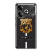 Силиконовые Чехлы принт Футбол на Tecno Pova 6 – Liverpool