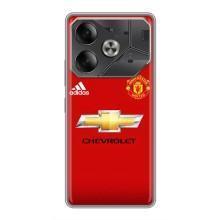 Силиконовые Чехлы принт Футбол на Tecno Pova 6 – Man United