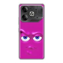 Силиконовые Чехлы (смешные стикеры) для Tecno Pova 6 – Хитрая мордочка