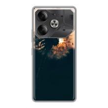 Силиконовый Чехол с одуванчиками на Tecno Pova 6 – Красивый одуванчик