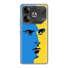 Украинские Чехлы для Tecno Pova 6 с картинкой УПА (AlphaPrint) (Степан Бандера)