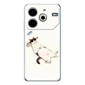 Чехол на тематику: Коты для TECNO Pova 7 Pro – Отдых