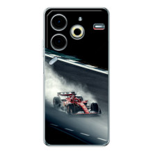 Чехол Формула1 на Tecno Pova 7 Pro – Болид