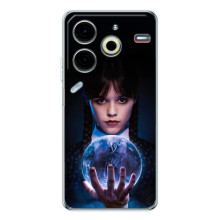 Чехол с дизайном Венздей 2 на Tecno Pova 7 Pro – Волшебная Уэнсдей