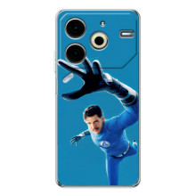 Чехол с принтом Фантастическая четверка для Tecno Pova 7 Pro – Мистер Фантастик