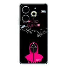 Чехол Гра в кальмара для Tecno Pova 7 Pro