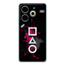 Чехол Гра в кальмара для Tecno Pova 7 Pro – Ранги