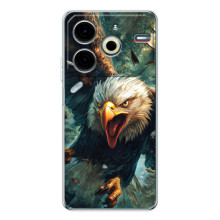 Чехол с картинкой «Хищники» для Tecno Pova 7 Pro – Орёл