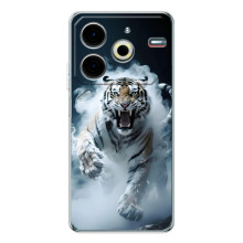 Чехол с картинкой «Хищники» для Tecno Pova 7 Pro – Тигр