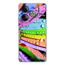 Чехлы (ART) Цветы на Tecno Pova 7 (VPrint) (Семицветик)