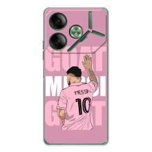 Чехлы Лео Месси в Майами на Tecno Pova 7 – GOAT MESSI