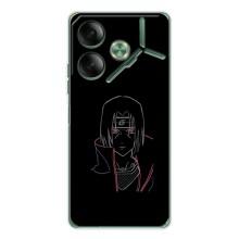 Чохли на тему: Ітачи Учіха для Tecno Pova 7 (AlphaPrint) (силует Ітачі)