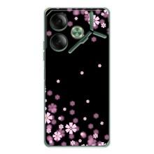 Чехол для Пова 7 - с принтом (Дизайнерские) (AlphaPrint) (Цветочки маленькие)