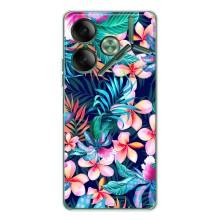 Чехол для Пова 7 - с принтом (Дизайнерские) (AlphaPrint) (Красочные цветы)