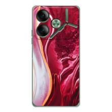 Чехол для Пова 7 - с принтом (Дизайнерские) (AlphaPrint) (Мрамор красный)