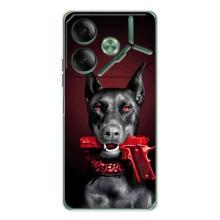 Чехол ДОБЕРМАН для Tecno Pova 7 – Доберман злой