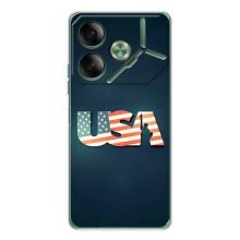 Чехол Флаг USA для Tecno Pova 7 – USA
