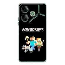 Чехол Майнкрафт на Tecno Pova 7 (AlphaPrint) Minecraft