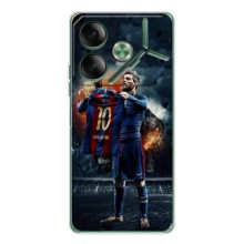 Чехол Месси футболист для Tecno Pova 7 (Месси с футболкой)