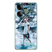 Чехол Месси футболист для Tecno Pova 7 (Месси в Аргентине)