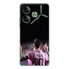 Чехол Месси футболист для Tecno Pova 7 (Месси в Интер)