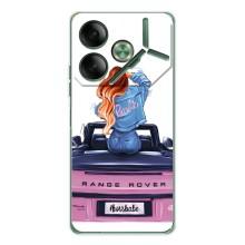 Чехол с печатью для Tecno Pova 7 - (Мода) (AlphaPrint) (На машине)