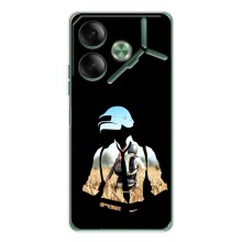 Чохол з картинкою "Герой Pubg" на Tecno Pova 7 – Пубг мен