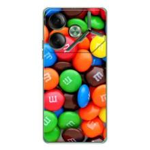 Чехол с изображением  вкусной еды для Tecno Pova 7 – Разноцветные M&M'S