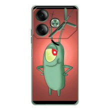 Чохол з картинкою "Одноокий Планктон" на Tecno Pova 7 (Стильний Планктон)