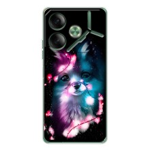 Чохол з Лисичкою для Tecno Pova 7 – Чорна лисиця