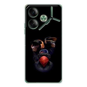 Чохол з Мавпами Tecno Pova 7 - (AlphaPrint)