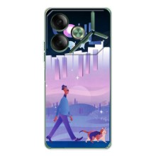 Чехол с принтом Душа на Tecno Pova 7 – Постер Душа