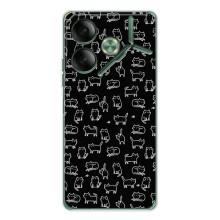 Чохол з принтом для Tecno Pova 7 (AlphaPrint) Модні коти (Маленькі котики)