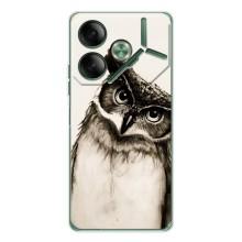 Чехол с птицами на Tecno Pova 7 (VPrint)