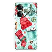 Чохол Санта Клаус для Tecno Pova 7 (Одяг)